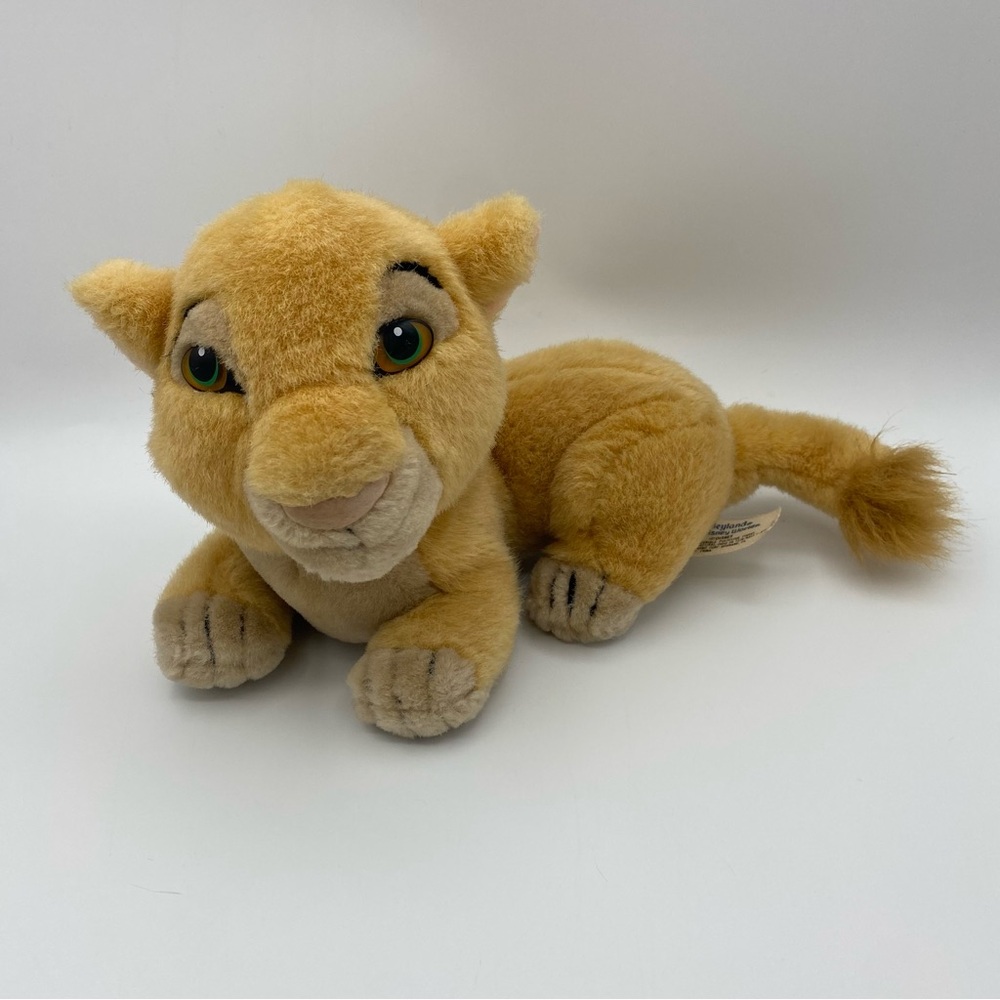 Disney Parks Nala Plush Toy The Lion King Stuffed Animal Lying Down Cub 11 Inch